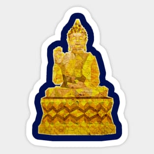 Buddha Lowpoly Sticker